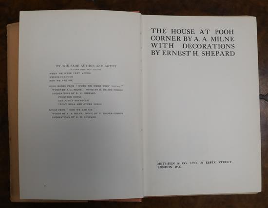 Milne, Alan Alexander - The House at Pooh Corner, illustrated by Ernest H. Shephard, A RARE PRE-PUBLICATION